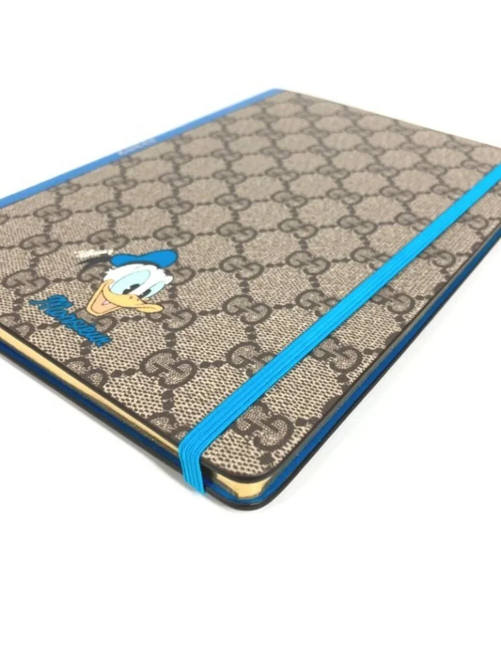 Gucci Notebook Donald Duck GG Supreme Canvas Blue